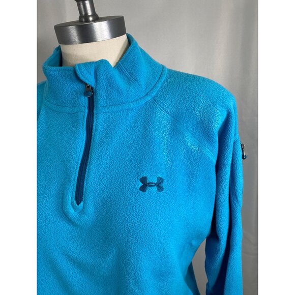 Under Armour turquoise fleece activewear loungewear workout medium - Picture 2 of 6